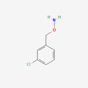 B2914581 O-[(3-chlorophenyl)methyl]hydroxylamine CAS No. 55418-31-0