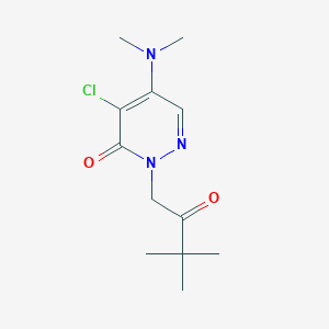 4-chloro-5-(dimethylamino)-2-(3,3-dimethyl-2-oxobutyl)-3(2H)-pyridazinone