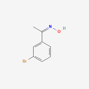 molecular formula C8H8BrNO B2914592 (1Z)-1-(3-bromophenyl)ethanone oxime CAS No. 1434602-84-2