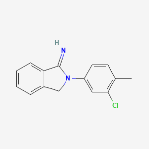 2-(3-chloro-4-methylphenyl)-3H-isoindol-1-imine