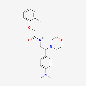 N-(2-(4-(dimethylamino)phenyl)-2-morpholinoethyl)-2-(o-tolyloxy)acetamide