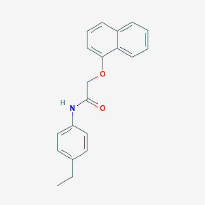 N-(4-ethylphenyl)-2-(1-naphthyloxy)acetamide