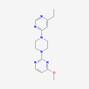 2-[4-(6-Ethylpyrimidin-4-yl)piperazin-1-yl]-4-methoxypyrimidine