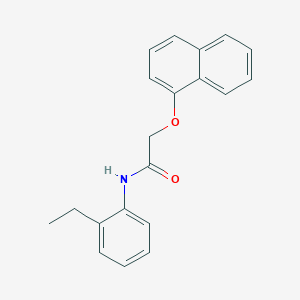 molecular formula C20H19NO2 B291462 N-(2-ethylphenyl)-2-(1-naphthyloxy)acetamide 