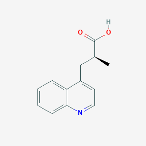 (2S)-2-Methyl-3-quinolin-4-ylpropanoic acid