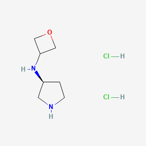 molecular formula C7H16Cl2N2O B2914630 (3S)-N-(oxetan-3-yl)pyrrolidin-3-amine dihydrochloride CAS No. 2173637-22-2