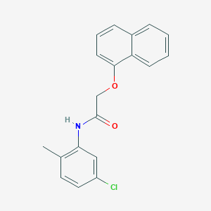 molecular formula C19H16ClNO2 B291464 N-(5-chloro-2-methylphenyl)-2-(1-naphthyloxy)acetamide 