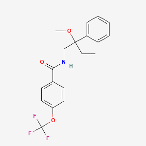 B2914663 N-(2-methoxy-2-phenylbutyl)-4-(trifluoromethoxy)benzamide CAS No. 1797089-64-5
