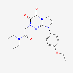 2-(8-(4-ethoxyphenyl)-3,4-dioxo-3,4,7,8-tetrahydroimidazo[2,1-c][1,2,4]triazin-2(6H)-yl)-N,N-diethylacetamide