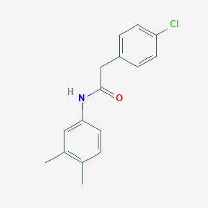 2-(4-chlorophenyl)-N-(3,4-dimethylphenyl)acetamide