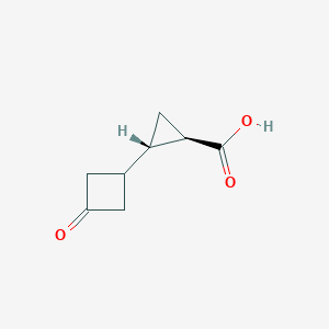 (1R,2S)-2-(3-Oxocyclobutyl)cyclopropane-1-carboxylic acid