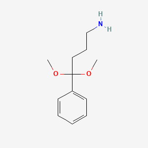 4,4-Dimethoxy-4-phenylbutan-1-amine