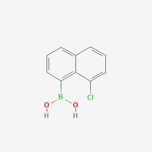 molecular formula C10H8BClO2 B2914691 (8-Chloronaphthalen-1-yl)boronic acid CAS No. 2305022-53-9