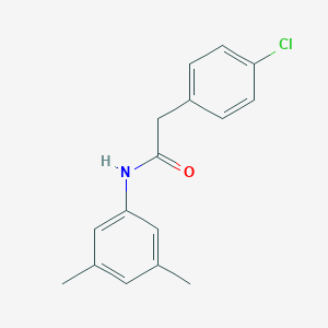 molecular formula C16H16ClNO B291471 2-(4-chlorophenyl)-N-(3,5-dimethylphenyl)acetamide 