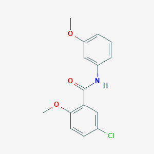5-chloro-2-methoxy-N-(3-methoxyphenyl)benzamide