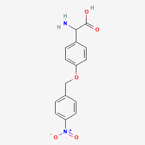 2-Amino-2-[4-[(4-nitrophenyl)methoxy]phenyl]acetic acid