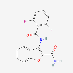 3-(2,6-Difluorobenzamido)benzofuran-2-carboxamide