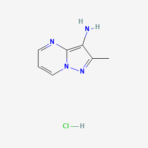 2-Methylpyrazolo[1,5-a]pyrimidin-3-amine;hydrochloride