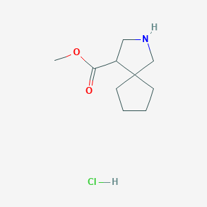 Methyl 2-azaspiro[4.4]nonane-4-carboxylate;hydrochloride