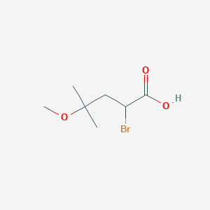 2-Bromo-4-methoxy-4-methylpentanoic acid