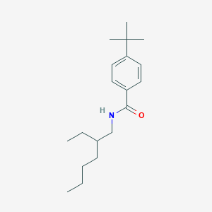 molecular formula C19H31NO B291478 4-tert-butyl-N-(2-ethylhexyl)benzamide 