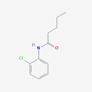 molecular formula C11H14ClNO B291481 N-(2-chlorophenyl)pentanamide 