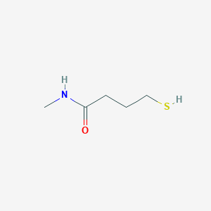 molecular formula C5H11NOS B2914818 N-methyl-4-sulfanylbutanamide CAS No. 342613-88-1