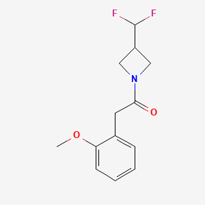 1-[3-(difluoromethyl)azetidin-1-yl]-2-(2-methoxyphenyl)ethan-1-one