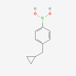 molecular formula C10H13BO2 B2914827 4-(Cyclopropylmethyl)phenylboronic acid CAS No. 179251-29-7