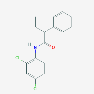molecular formula C16H15Cl2NO B291484 N-(2,4-dichlorophenyl)-2-phenylbutanamide 