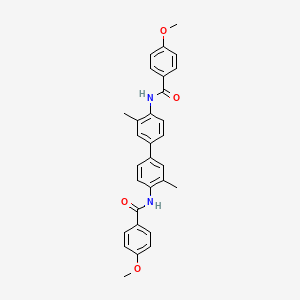 4-METHOXY-N-[4'-(4-METHOXYBENZAMIDO)-3,3'-DIMETHYL-[1,1'-BIPHENYL]-4-YL]BENZAMIDE