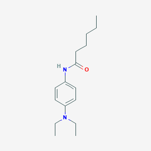 N-[4-(diethylamino)phenyl]hexanamide