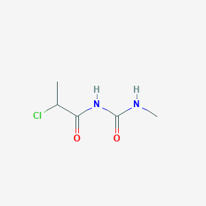 molecular formula C5H9ClN2O2 B2914856 3-(2-Chloropropanoyl)-1-methylurea CAS No. 20128-09-0