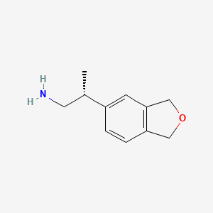 molecular formula C11H15NO B2914861 (2R)-2-(1,3-Dihydro-2-benzofuran-5-yl)propan-1-amine CAS No. 2248171-65-3