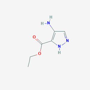 molecular formula C6H9N3O2 B2914866 ethyl 4-amino-1H-pyrazole-5-carboxylate CAS No. 55904-61-5