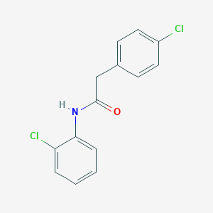 molecular formula C14H11Cl2NO B291487 N-(2-chlorophenyl)-2-(4-chlorophenyl)acetamide 