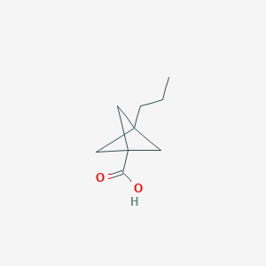molecular formula C9H14O2 B2914871 3-丙基双环[1.1.1]戊烷-1-羧酸 CAS No. 271767-67-0