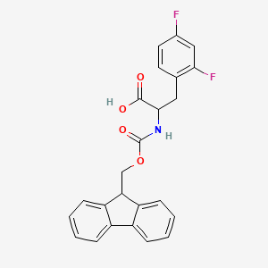 molecular formula C24H19F2NO4 B2914879 Fmoc-D-2,4-Difluorophe CAS No. 1217820-78-4; 1699151-15-9