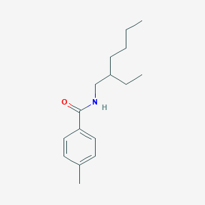 molecular formula C16H25NO B291491 N-(2-ethylhexyl)-4-methylbenzamide 