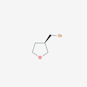 molecular formula C5H9BrO B2914918 (3R)-3-(Bromomethyl)oxolane CAS No. 1616806-49-5