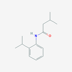 molecular formula C14H21NO B291492 N-(2-isopropylphenyl)-3-methylbutanamide 