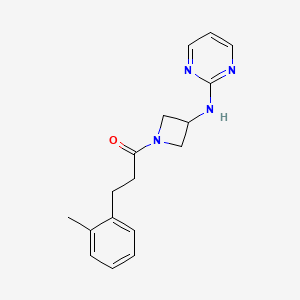 1-(3-(Pyrimidin-2-ylamino)azetidin-1-yl)-3-(o-tolyl)propan-1-one