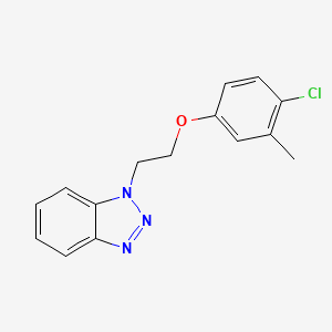 1-(2-(4-chloro-3-methylphenoxy)ethyl)-1H-benzo[d][1,2,3]triazole