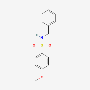 molecular formula C14H15NO3S B2914940 N-苄基-4-甲氧基苯磺酰胺 CAS No. 119059-70-0