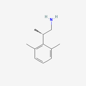 (2S)-2-(2,6-Dimethylphenyl)propan-1-amine