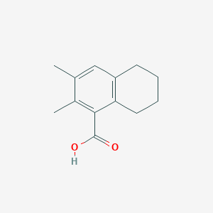 molecular formula C13H16O2 B2914966 2,3-Dimethyl-5,6,7,8-tetrahydronaphthalene-1-carboxylic acid CAS No. 856072-23-6