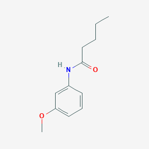 molecular formula C12H17NO2 B291497 N-(3-methoxyphenyl)pentanamide 