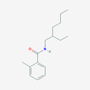 molecular formula C16H25NO B291498 N-(2-ethylhexyl)-2-methylbenzamide 
