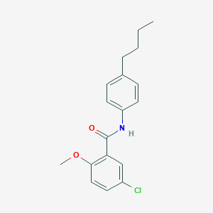 molecular formula C18H20ClNO2 B291500 N-(4-butylphenyl)-5-chloro-2-methoxybenzamide 