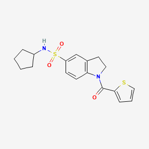 5-[(Cyclopentylamino)sulfonyl]indolinyl 2-thienyl ketone